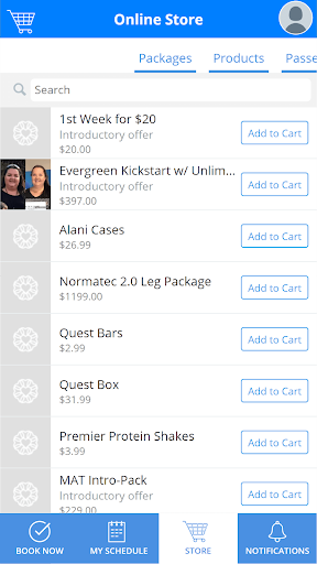 ProCore Fitness Screen 3