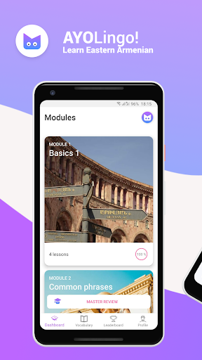 Android application AYOlingo: Easiest Way to Learn screenshort