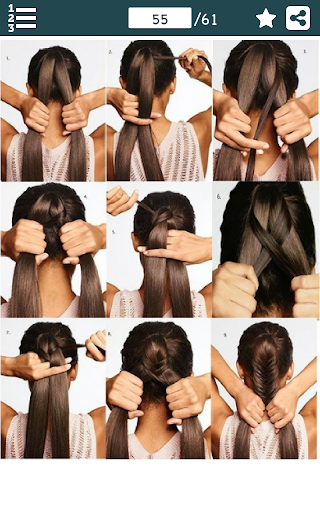 Cute Girls Hairstyles - Step b Screen 3