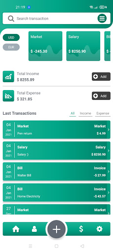 moWallet - Income Expense - Fi