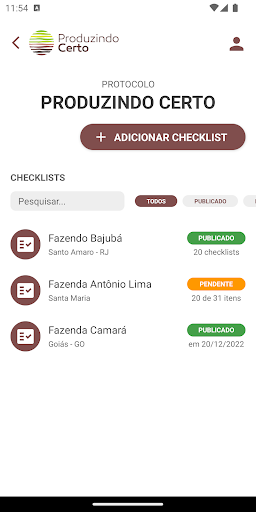 Android application Eu Coleto Certo screenshort