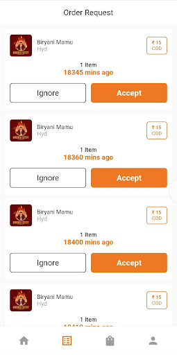 Biryani Mamu Delivery Screen 3