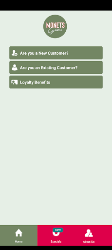 Android application Monets Grocer screenshort