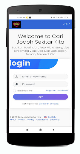 Android application Cari Jodoh Sekitar Kita- Chat screenshort