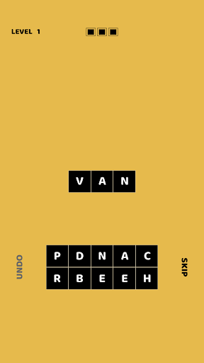 Android application The Second Word-Find The Words screenshort