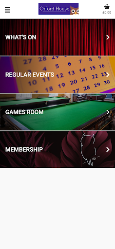 Android application Orford House screenshort