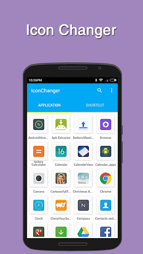 Android application Icon Changer screenshort