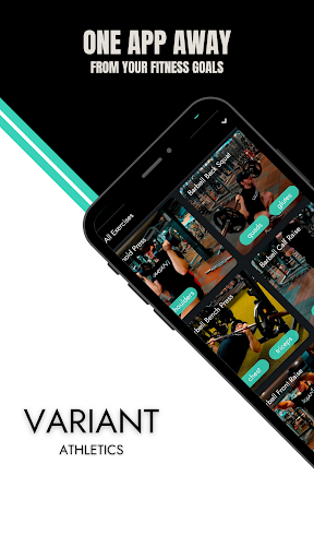Android application Variant Athletics screenshort