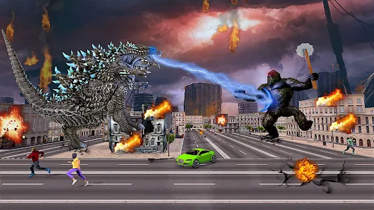 Kaiju Godzilla vs Kong Attack