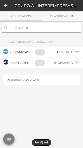 Ligas Pádel Screen 3