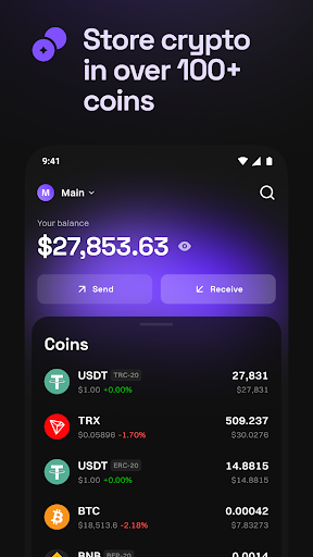 Enigma - Crypto Wallet Screen 2