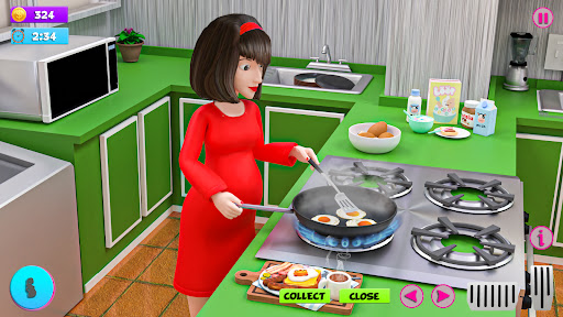 Android application Pregnant Mom Mother Life Sim screenshort