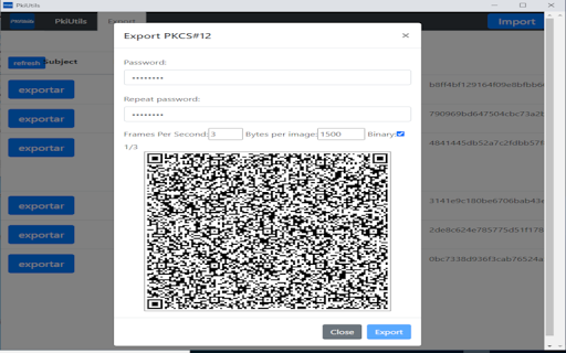 PkiUtils Screen 2