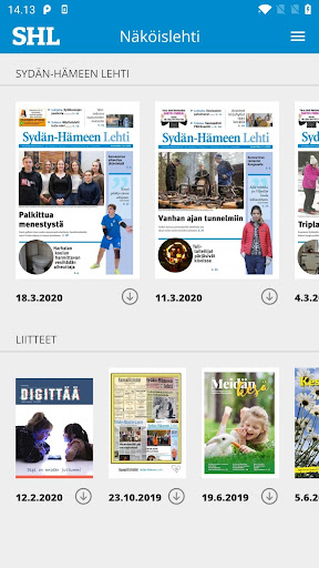 Sydän-Hämeen Lehti Screen 2