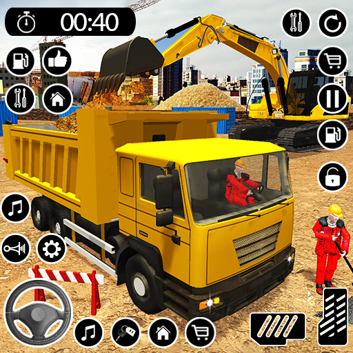 US Construction Games Sim JCB logo