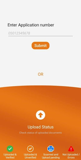 Android application Smart Doc Upload screenshort