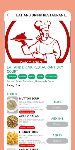 Eat and Drink Screen 3
