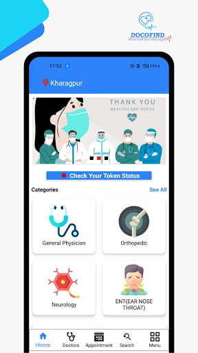 Android application Docofind - Doctor Appointments screenshort