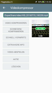 Video kompressor - Videoeditor Screenshot