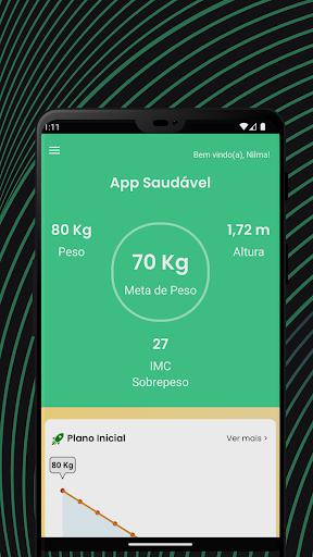 Android application App Saudável screenshort
