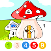 House Color by number for kids icon