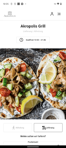 Android application Akropolis Grill Bocholt screenshort