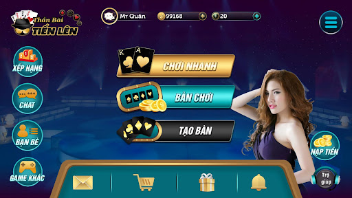 Android application Thần Bài Tiến Lên screenshort