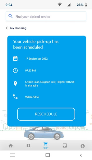Car Service Wale Screen 3