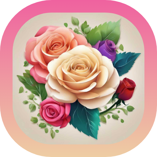 Roses And Flowers GIFs Images logo