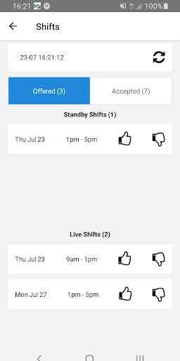 HealthStat Screen 2