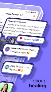 Screenshot 9 ShareSpace:Vent&Care Community android