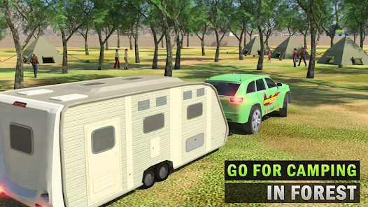 Camper Van Truck Simulator: Cruiser Car Trailer 3D v1.24 (Unlocked) Gallery 6