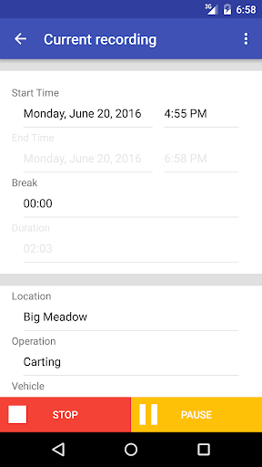 Android application Farm App screenshort