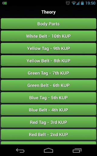 ITF TKD Theory and Patterns