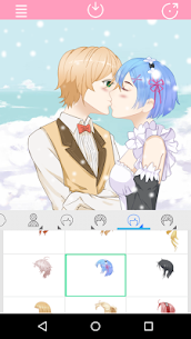 Anime Avatar Maker: Kissing Couple 2