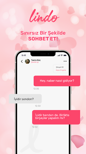 Android application Lindo – Chat and Dating screenshort