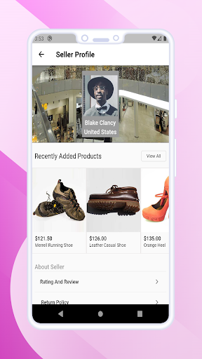 Screenshot of Odoo Multi Vendor Mobile App