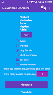 Name Generator Mod Apk (Ad Free) 1