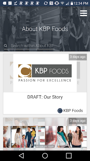 Android application KBP Connect screenshort