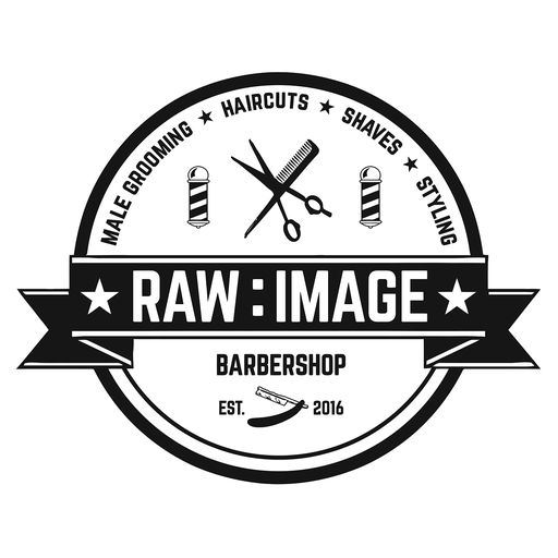 Raw Image Barbershop logo