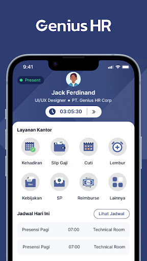 Android application Genius HR screenshort