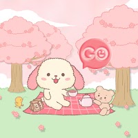 SMS Theme Rabbit Sakura - Pink