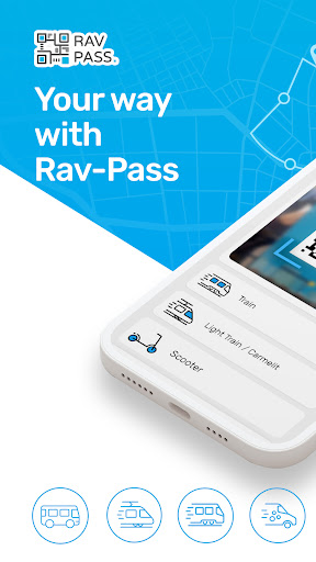 Rav-Pass by HopOn הופאון רב-פס Screenshot 1 - AppWisp.com