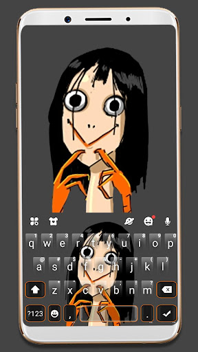 Android application Creepy Momo 2 Keyboard Theme screenshort