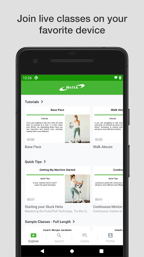 Helix at Home Screen 2