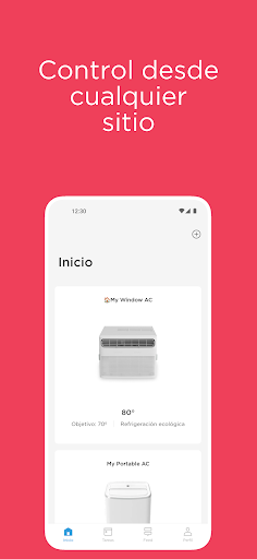 Vista previa de la aplicación