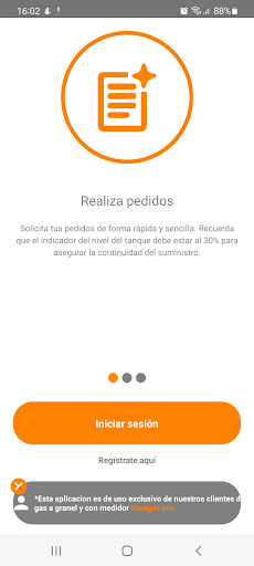 Android application Duragas PRO screenshort