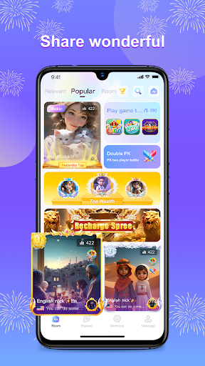 Android application TopVoice - Group Voice Chat screenshort