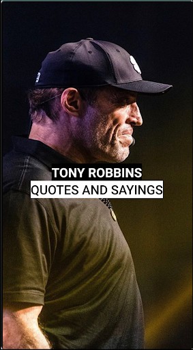 Android application Tony Robbins Quotes screenshort