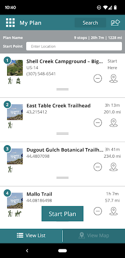Screenshot of Travel Wyoming